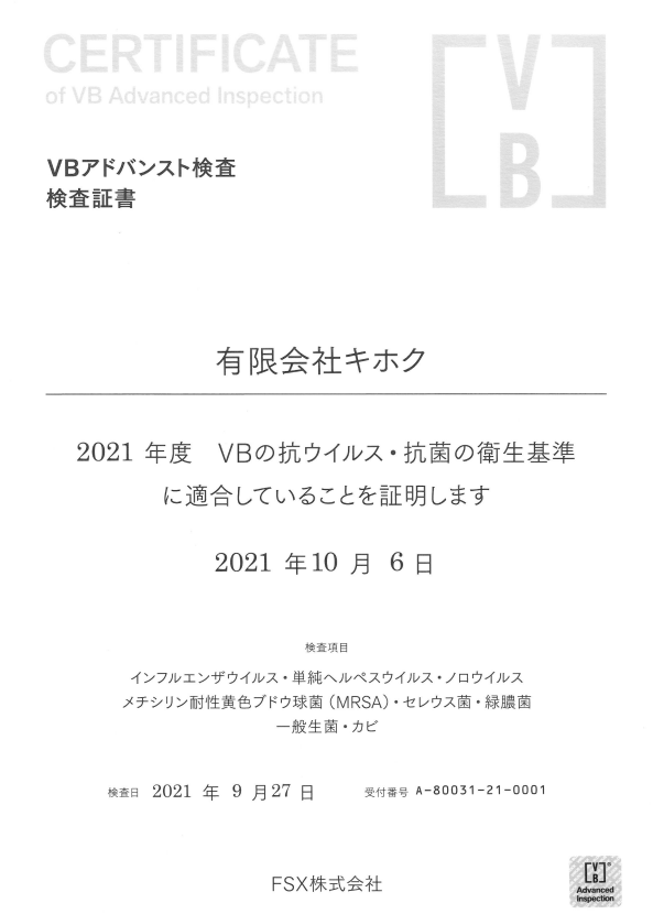 VBアドバンスト検査合格